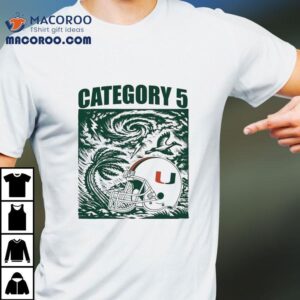 Miami Hurricanes Category Tshirt