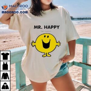 Mr Men Little Miss Mr Happy Tshirt