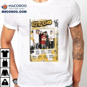 Pavement Us Tour July Tshirt
