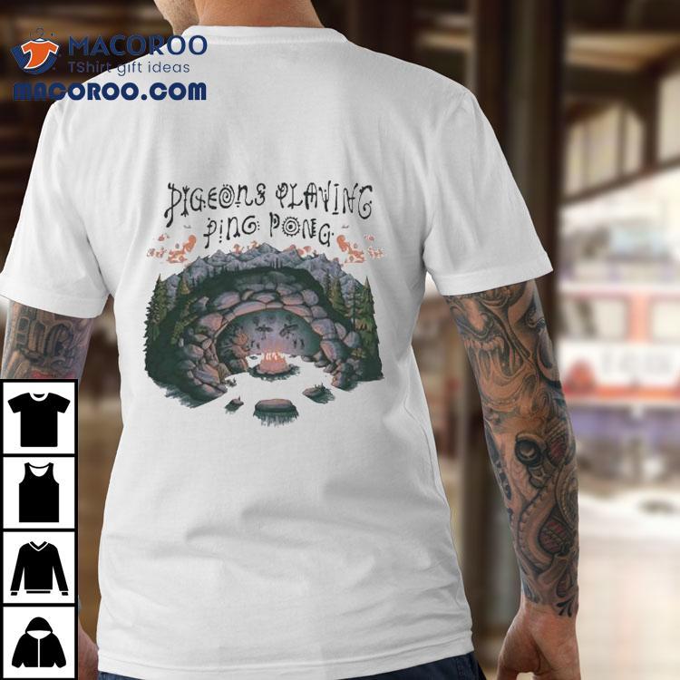 Pigeons Playing Ping Pong X Nature Backs Shirt Pigeons Playing Ping Pong X Nature Backs Shirt