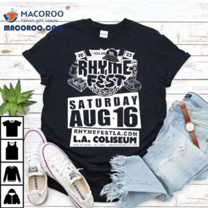 Rhyme Fest Street Team La Coliseum Tshirt