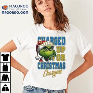 The Grinch Los Angeles Chargers Charged Up For Christmas Shirt 2 The Grinch Los Angeles Chargers Charged Up For Christmas Tshirt