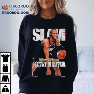 Tyrese Maxey Slam Poetry In Motion Tshirt