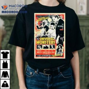 Universal Monsters Masters Of Horror Terror Tshirt
