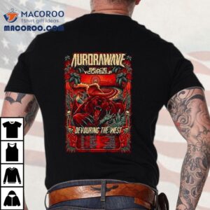 Aurorawave Devouring The West Tour Tshirt