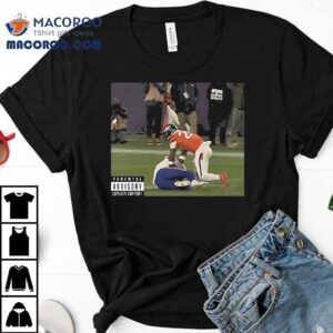 Denver Broncos Vs Buffalo Bills Viral Tackle Controversial Nfl Interception Play Tshirt