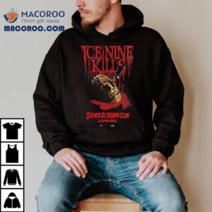 Ice Nine Kills Silver Scream Con London Jason Voorhees Knife Mask Tshirt