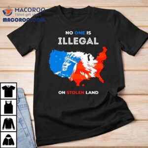 No One Is Illegal On Stolen Land Tshirt