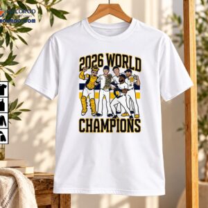 2026 World Champions Baseball Celebration Graphic Shirt