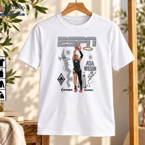 Aja Wilson Round 21 ESPN Basketball Graphic Shirt