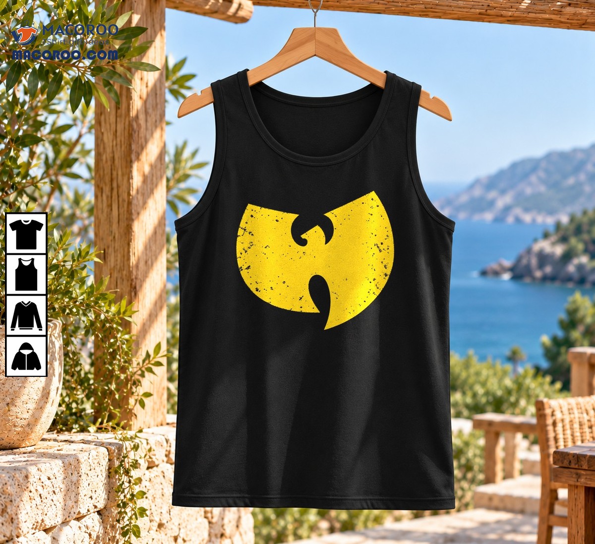 Bring Da Ruckus Distressed Yellow Hip Hop Logo Shirt Bring Da Ruckus Distressed Yellow Hip Hop Logo Shirt
