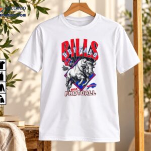 Buffalo Bills Charging Bison Vintage Football Graphic Shirt