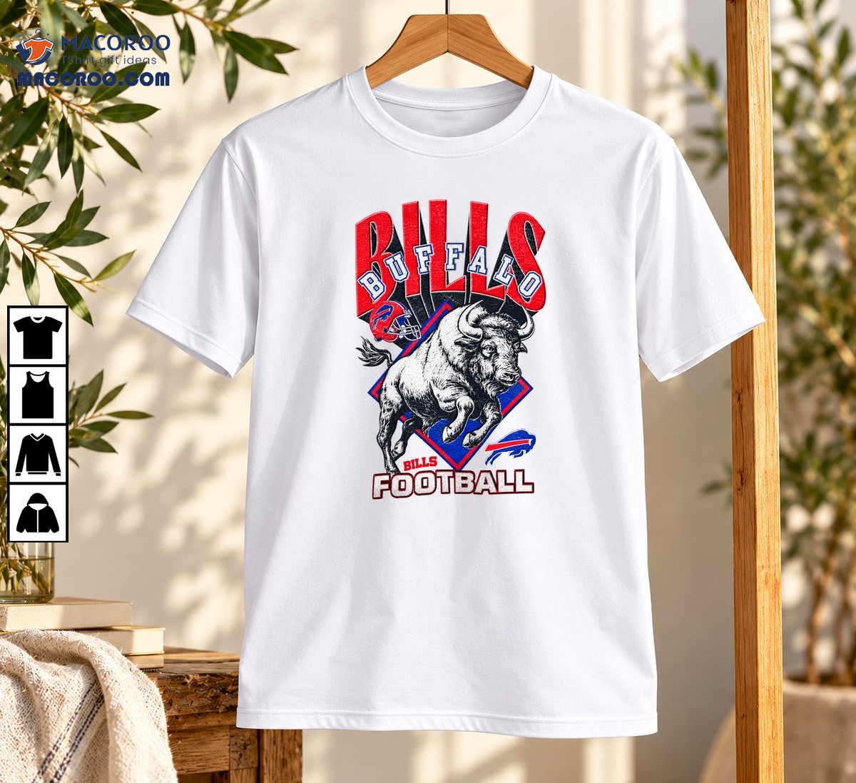 Buffalo Bills Charging Bison Vintage Football Graphic Shirt Buffalo Bills Charging Bison Vintage Football Graphic Shirt