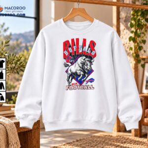 Buffalo Bills Charging Bison Vintage Football Graphic Shirt