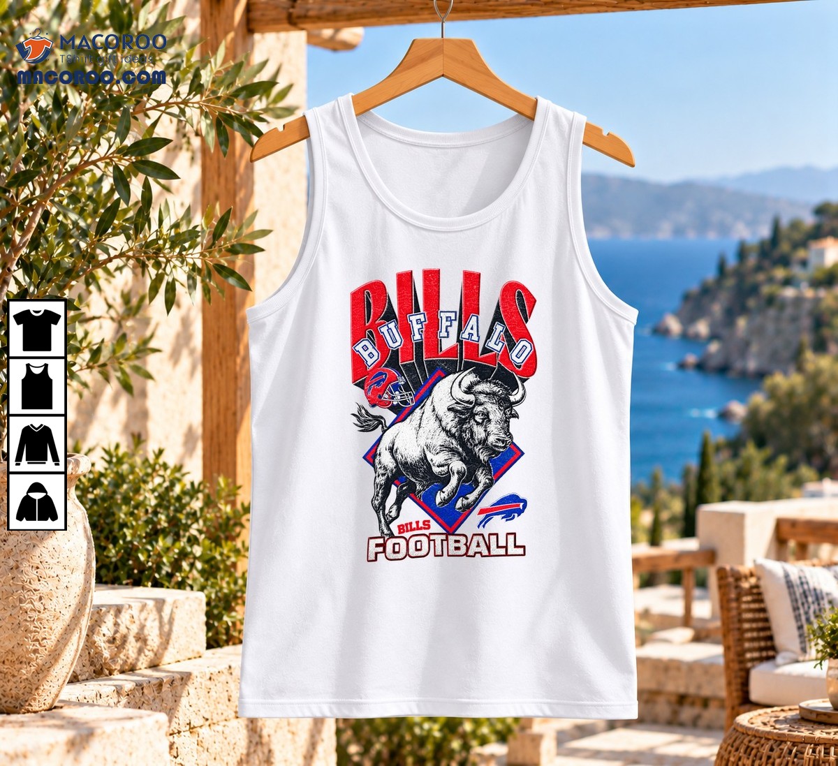 Buffalo Bills Charging Bison Vintage Football Graphic Shirt Buffalo Bills Charging Bison Vintage Football Graphic Shirt