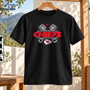Chiefs KC Crossed Pistons Vintage Graphic Shirt
