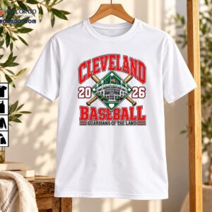 Cleveland Guardians Of The Land 2026 Baseball Stadium Graphic Shirt