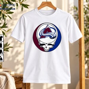 Colorado Avalanche Grateful Dead Skeleton Graphic Shirt