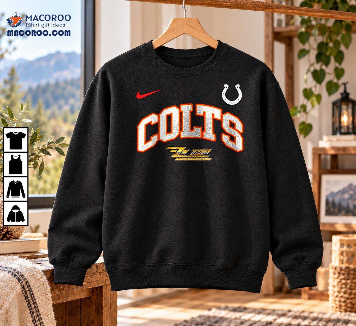 Colts ZZ Top The Big One Vintage Graphic Shirt Colts ZZ Top The Big One Vintage Graphic Shirt