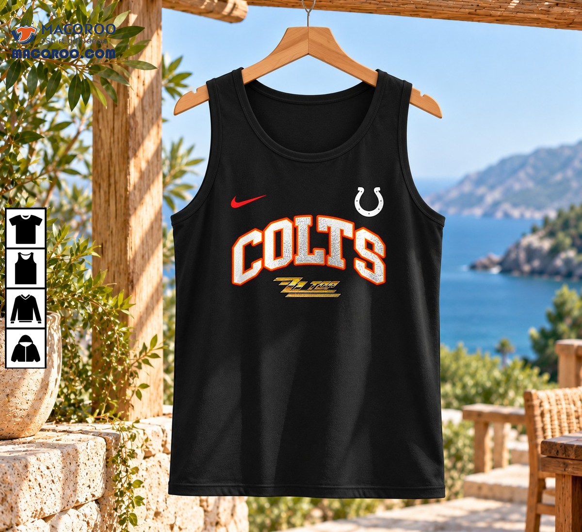 Colts ZZ Top The Big One Vintage Graphic Shirt Colts ZZ Top The Big One Vintage Graphic Shirt