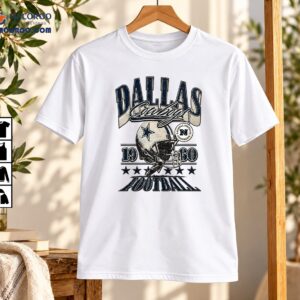 Dallas Cowboys Football Helmet Vintage Stars Graphic Shirt