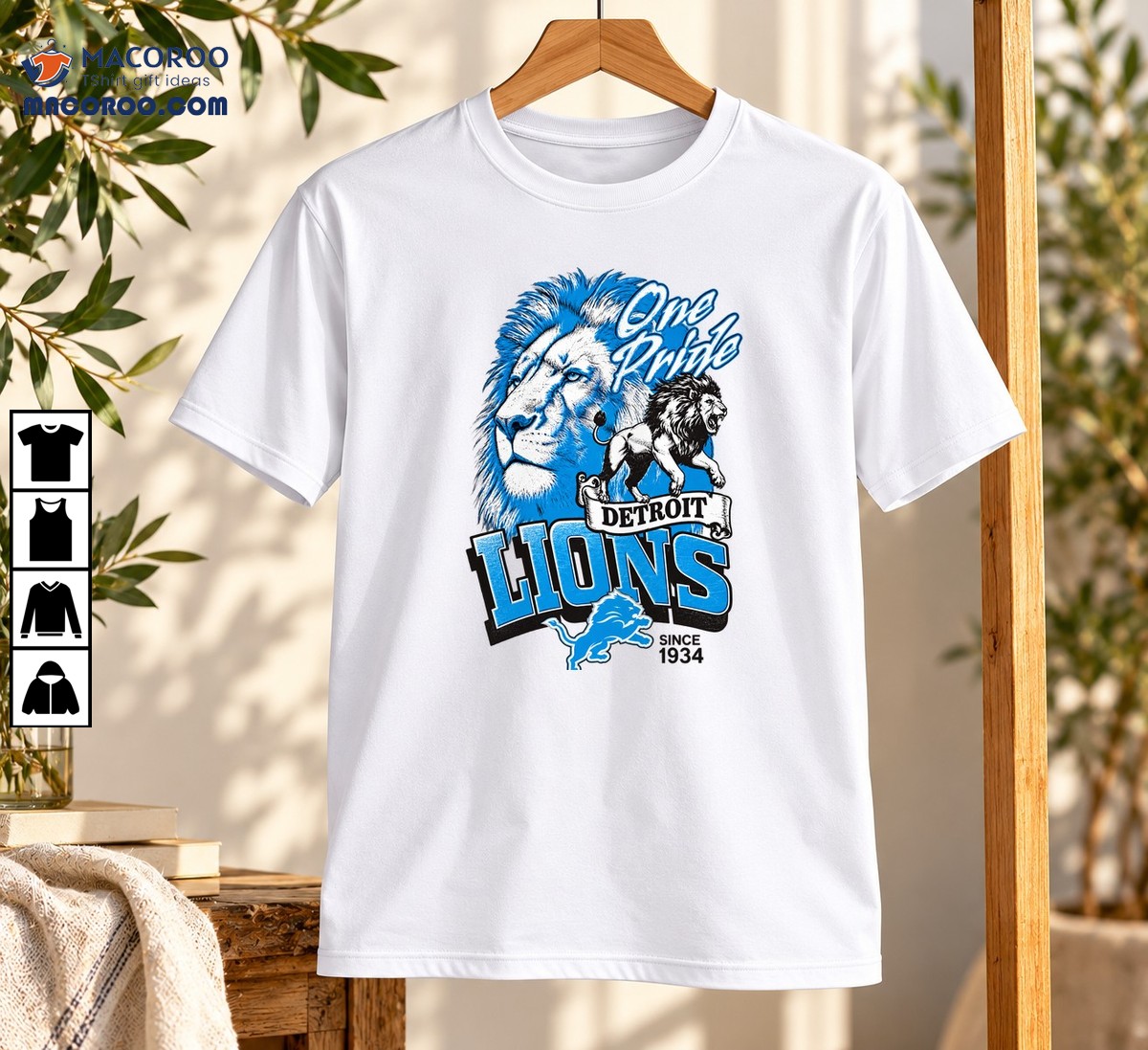 Detroit Lions One Pride Roaring Lion Football Shirt Detroit Lions One Pride Roaring Lion Football Shirt