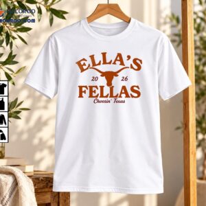 Ella’s Fellas Choosin’ Texas Longhorn Vintage Logo Shirt