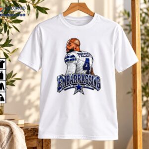 Embarrassing Prescott Number 4 Football Graphic Shirt Embarrassing Prescott Number 4 Football Graphic Shirt