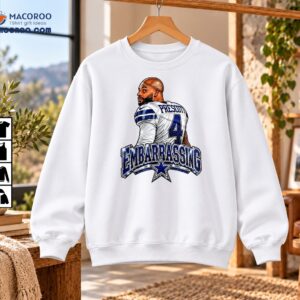 Embarrassing Prescott Number 4 Football Graphic Shirt