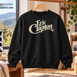 Eric Clapton Vintage Rock Script Graphic Shirt