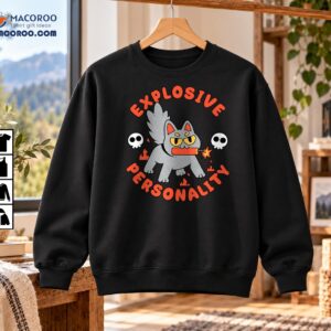 Explosive Personality Grumpy Cat Dynamite Cartoon Shirt