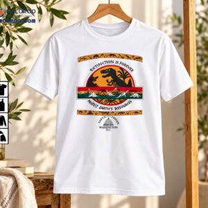 Extinction Is Forever Protect Earth’s Resources Vintage Dinosaur Shirt
