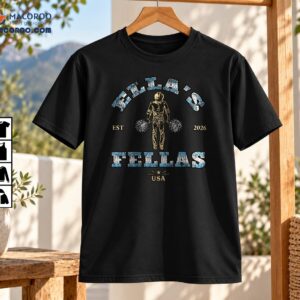 Fellas Vintage Distressed Cheerleader Graphic Shirt