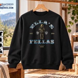 Fellas Vintage Distressed Cheerleader Graphic Shirt