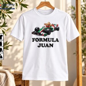 Formula Juan Sombrero Mustache Racing Car Graphic Shirt Formula Juan Sombrero Mustache Racing Car Graphic Shirt