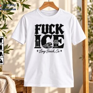 Fuck ICE Long Beach California Gothic Protest Shirt