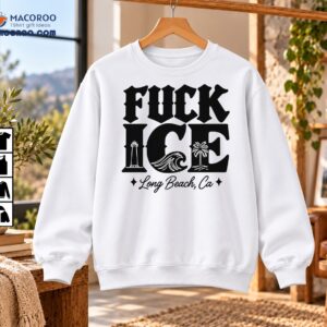Fuck ICE Long Beach California Gothic Protest Shirt