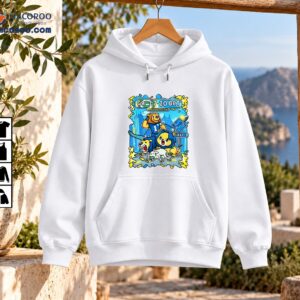GB 17-20 DET CornDoggy Sports Grit cartoon football design with three blue and yellow lions and Detroit skyline
