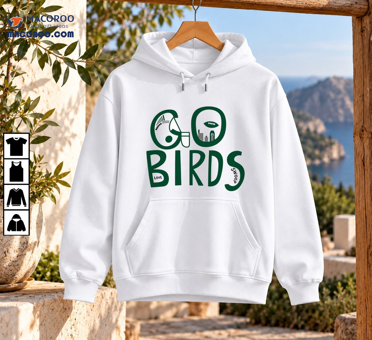 Go Birds Love Swoop Football Fan Logo Shirt Go Birds Love Swoop Football Fan Logo Shirt