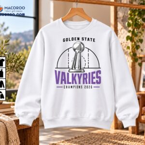 Golden State Valkyries Champions 2026 Basketball Trophy Graphic Shirt