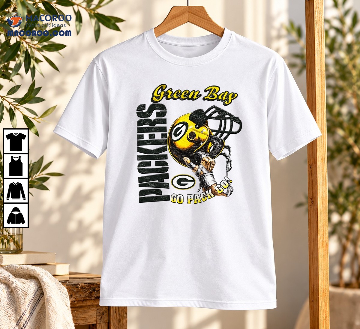 Green Bay Go Pack Go Vintage Football Helmet Graphic Shirt Green Bay Go Pack Go Vintage Football Helmet Graphic Shirt