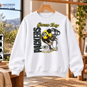 Green Bay Go Pack Go Vintage Football Helmet Graphic Shirt