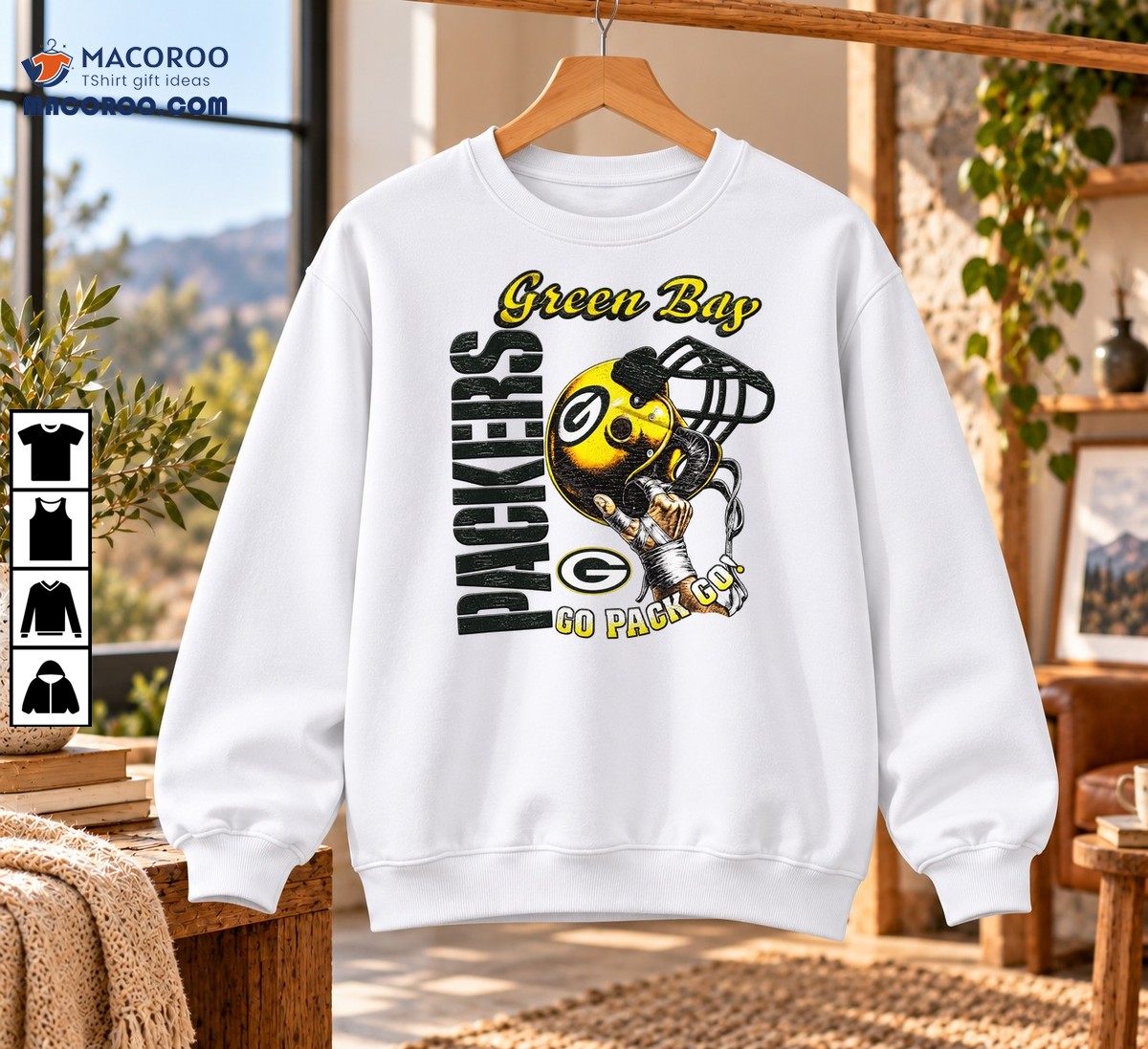 Green Bay Go Pack Go Vintage Football Helmet Graphic Shirt Green Bay Go Pack Go Vintage Football Helmet Graphic Shirt