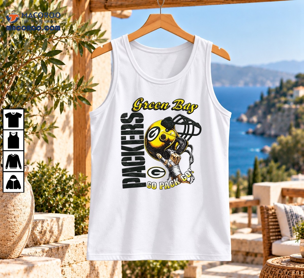 Green Bay Go Pack Go Vintage Football Helmet Graphic Shirt Green Bay Go Pack Go Vintage Football Helmet Graphic Shirt