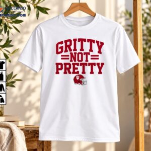 Gritty Not Pretty IU Football Helmet Graphic Shirt