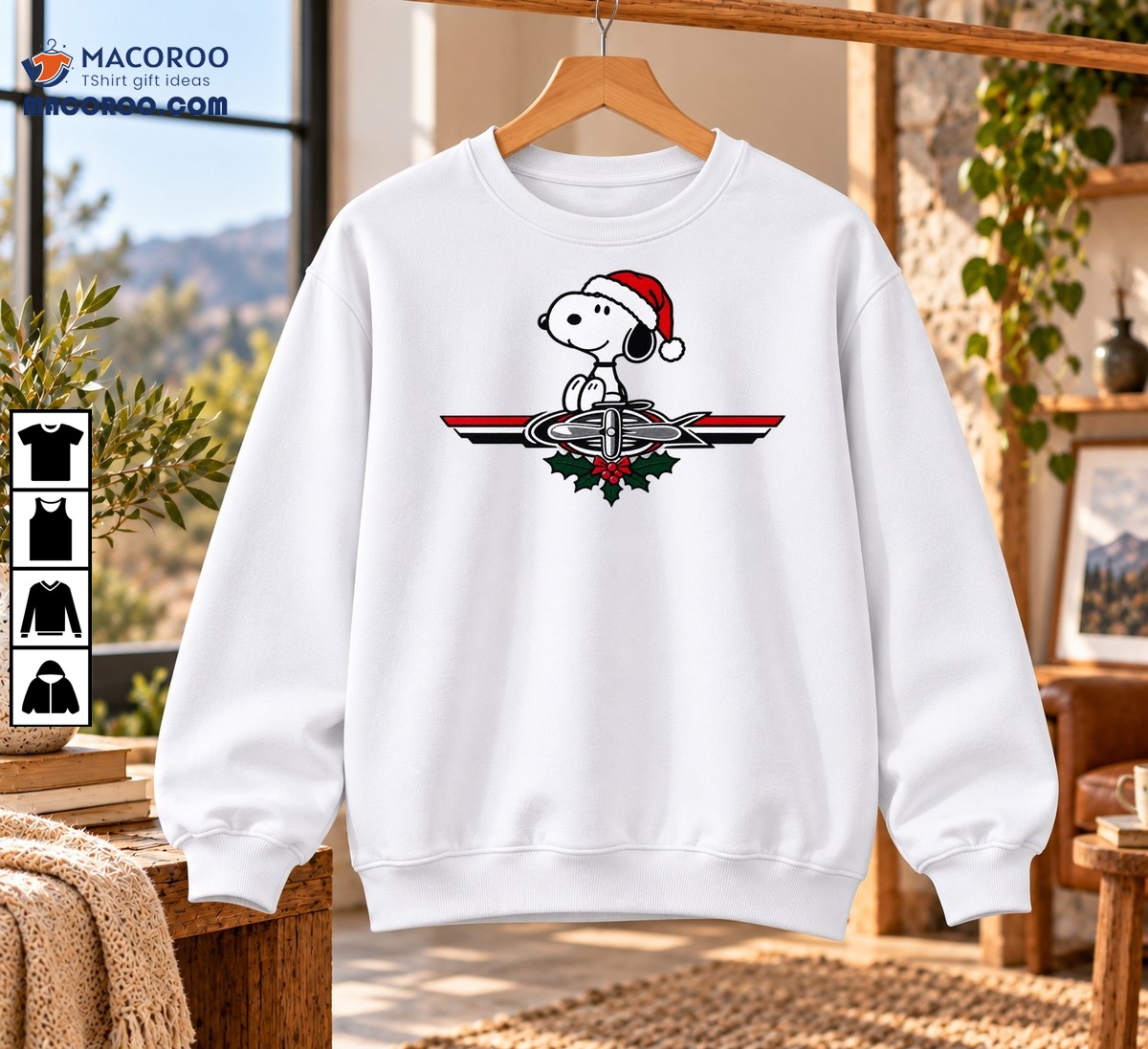 GTX Holiday Horsepower Airplane Christmas Graphic Shirt GTX Holiday Horsepower Airplane Christmas Graphic Shirt