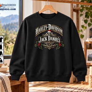 Harley Davidson Jack Daniel’s Christmas Skeleton Vintage Shirt