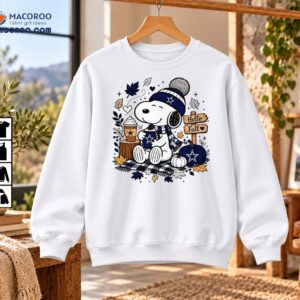 Hello Fall Snoopy Autumn Pumpkin Graphic Shirt