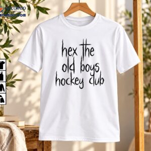 Hex The Old Boys Hockey Club Gothic Lettering Shirt