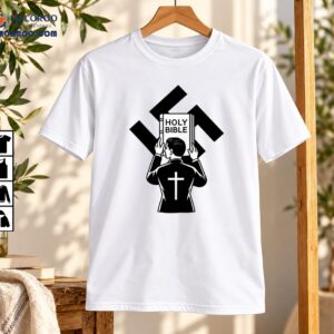 Holy Bible Swastika Religious Symbol Graphic Shirt